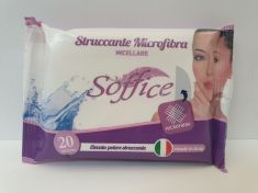 SALVIETTINE STRUCCANTI IN MICROFIBRA MICELLARE 20 PEZZI