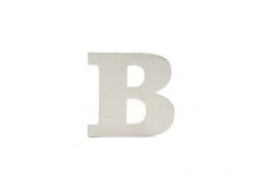 LETTERA "B" IN LEGNO BIANCA SHABBY DA APPOGGIO