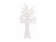 ALBERO DELLA VITA BIANCO IN LEGNO DOPPIO DA APPOGGIO