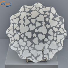 COPPA IN PET CON CUORI BIANCHI