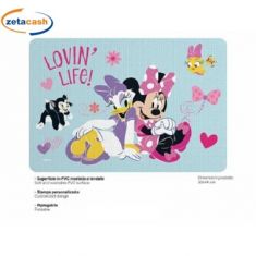 TOVAGLIETTA COLAZIONE PLASTIFICATA PAPERINA MINNIE 45X30 CM