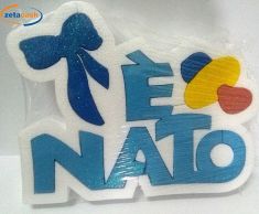 SCRITTA IN POLISTIROLO E' NATO