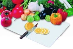 TAGLIERE BIANCO IN MOPLEN 30 X 22 CM