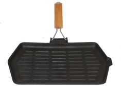 BISTECCHIERA IN GHISA RETTANGOLARE CM 21 X 35