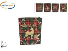 BUSTA REGALO SCOZZESE NATALIZIA