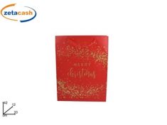 BUSTA REGALO NATALIZIA CON GLITTER