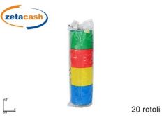 STELLE FILANTI 20 ROTOLI COLORATI