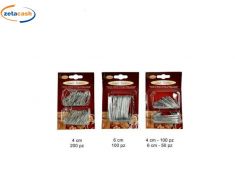 GANCI METALLO PER PALLINE MISURE 4 - 5 - 6 CM.