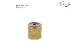 CORDONCINO BICOLORE COLOR ORO MT. 3