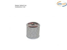 CORDONCINO BICOLORE BIANCO MT. 3