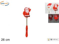 BACCHETTA NATALIZIA CON LUCE E MOLLA