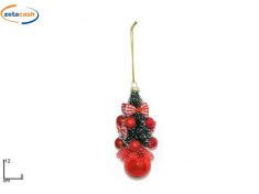 APPENDINO ALBERO CON PALLINE ROSSE