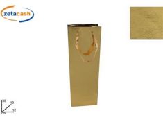 BUSTA REGALO ORO METALLIZZATA H35X12X10