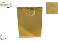 BUSTA REGALO METALLIZZATA ORO H 50 L 38 CM