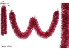 FILO ADDOBBO ROSA SCURO CM 14 X 2 METRI