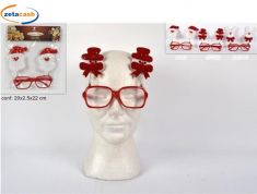 OCCHIALI IN PLASTICA SENZA LENTI CON SOGGETTI NATALIZI
