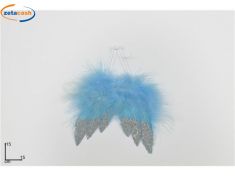 APPENDINO ALI GLITTERATE AZZURRO