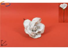 STELO ROSA CON GLITTER BIANCO H. CM. 30