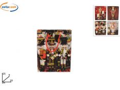 BUSTA REGALO SOLDATO SCHIACC. CM. 25X20X9 ASS.