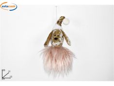 APPENDINO CAGNOLINO IN VELLUTO BEIGE