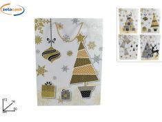 BUSTA REGALO ELEGANCE NAT. CM. 50X72X16 ASS.