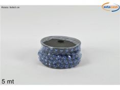 ROTOLO CATENA PERLE COLORE BLU MT. 5