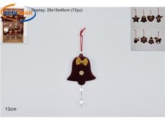 APPENDINO IN VELLUTO BORDEAUX CON PENDENTE