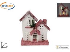 CASETTA IN LEGNO ROSA