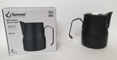 BRICCO LATTE 350ml IN ACCIAIO INOX NERO