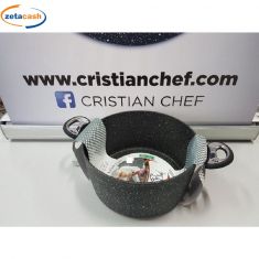 CASSERUOLA DUE MANICI DIAM 22 CM PER INDUZIONE