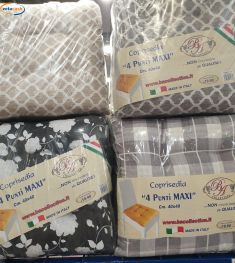 CUSCINO COPRISEDIA 4 PUNTI CON LACCETTI CM40X40 6 PZ ASS