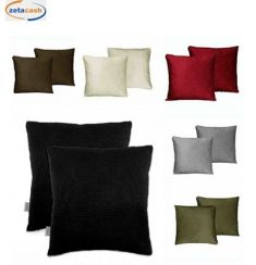 COPPIA FEDERE CUSCINO CINIGLIA 40X40 CM COL ASS 2 PZ.