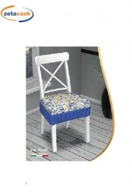 CUSCINI PER SEDIE MOD AMALFI CON FASCIA ELASTICA CM 40 X 40