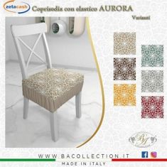 CUSCINI COPRISEDIA AURORA C/ELASTICO 40X40 CM ASS 2 PEZZI