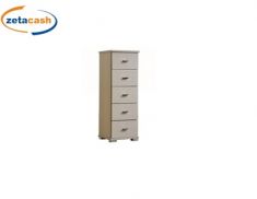 CASSETTIERA 5 CASSETTI LEGNO OLMO CM.32X32-H.CM.93