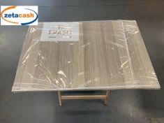TAVOLO FORMICA LARICE GRIGIO 60X90 CM 3 ALTEZZE REGOLABILI