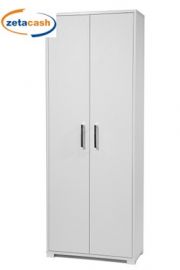 SCARPIERA ALTA A DUE ANTE IN LEGNO BIANCO