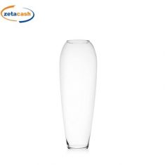 VASO FIDELIS IN VETRO TRASPARENTE DIAM 18 X H 50 CM