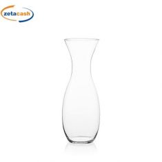VASO CLAUDIA IN VETRO TRASPARENTE DIAM 18 X H 50 CM