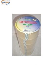 NASTRO ADESIVO IMBALLAGGI TRASPARENTE 66 MT