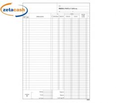 PRIMANOTA CASSA 50 MODULI DUPLICE COPIA