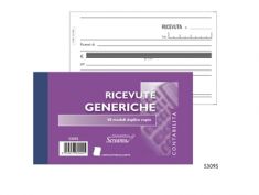 BLOCCO RICEVUTE GENERICHE 50 MODULI DUPLICE COPIA