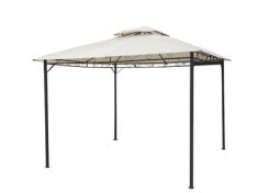 GAZEBO LIBERTY CON TELO IN AVORIO MT 3X4