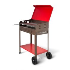 BARBECUE VANESSA C/RUOTE H 90x40X70 CM