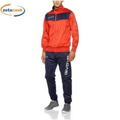 TUTA UOMO GIVOVA ROSSO E BLU TG M