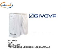 PANTALONCINO GIVOVA SPORTIVO UOMO BIANCO TG L