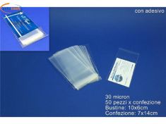 BUSTINE TRASPARENTI 50 PEZZI