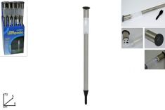 LAMPADA SOLARE ACCIAIO H 60 cm