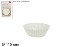 PIROTTINI IN CARTA BIANCA MUFFIN 50 PEZZI