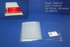 BUSTE TRASPARENTI 100 PEZZI